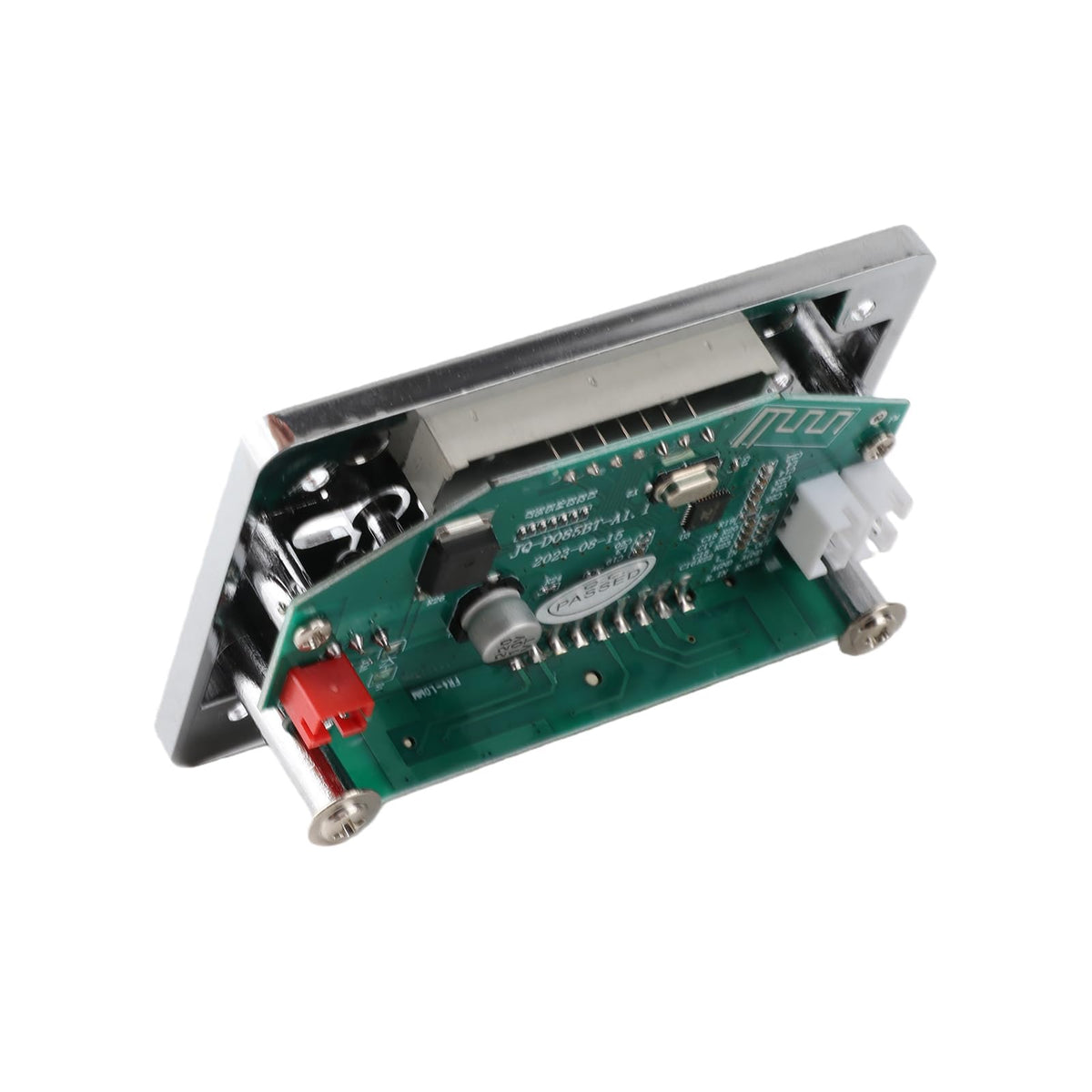 Placa Decodificadora YWBL-WH Bluetooth MP3 USB SD TF Radio FM Negro Plateado Sin Pérdida