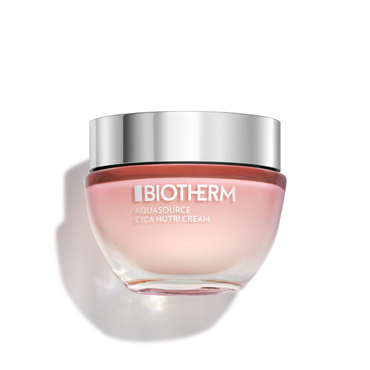 Biotherm Crema Aquasource Cica Nutri - para Piel Seca, 50 ml
