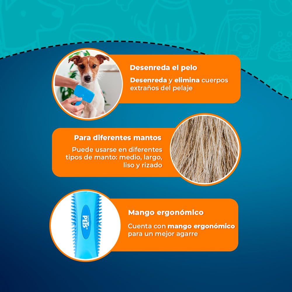 Carda Fancypets Azul Tamaño Grande para Perro