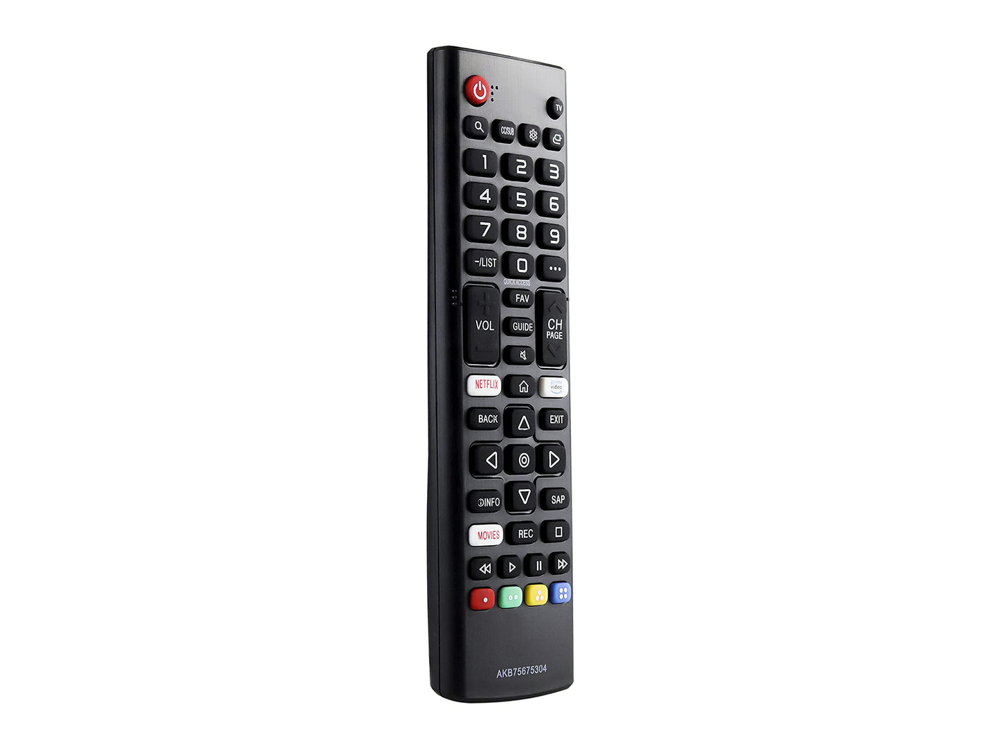 CONTROL EXPERT Control Remoto Compatible con LG Akb75675304 Smart TV Netflix Prime Video