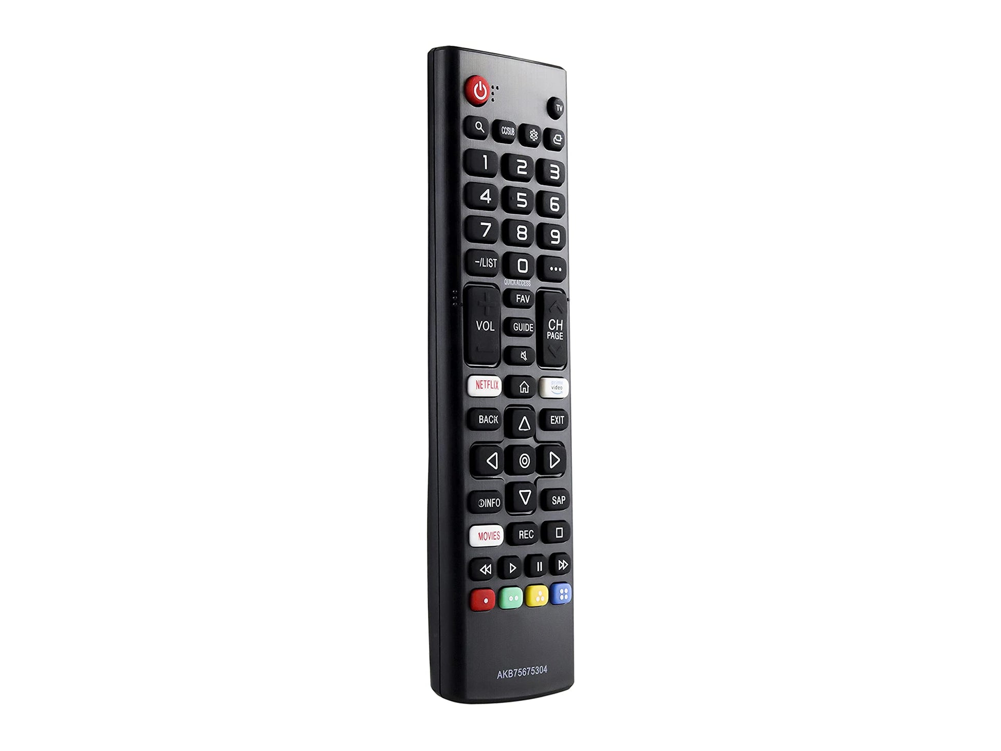 CONTROL EXPERT Control Remoto Compatible con LG Akb75675304 Smart TV Netflix Prime Video