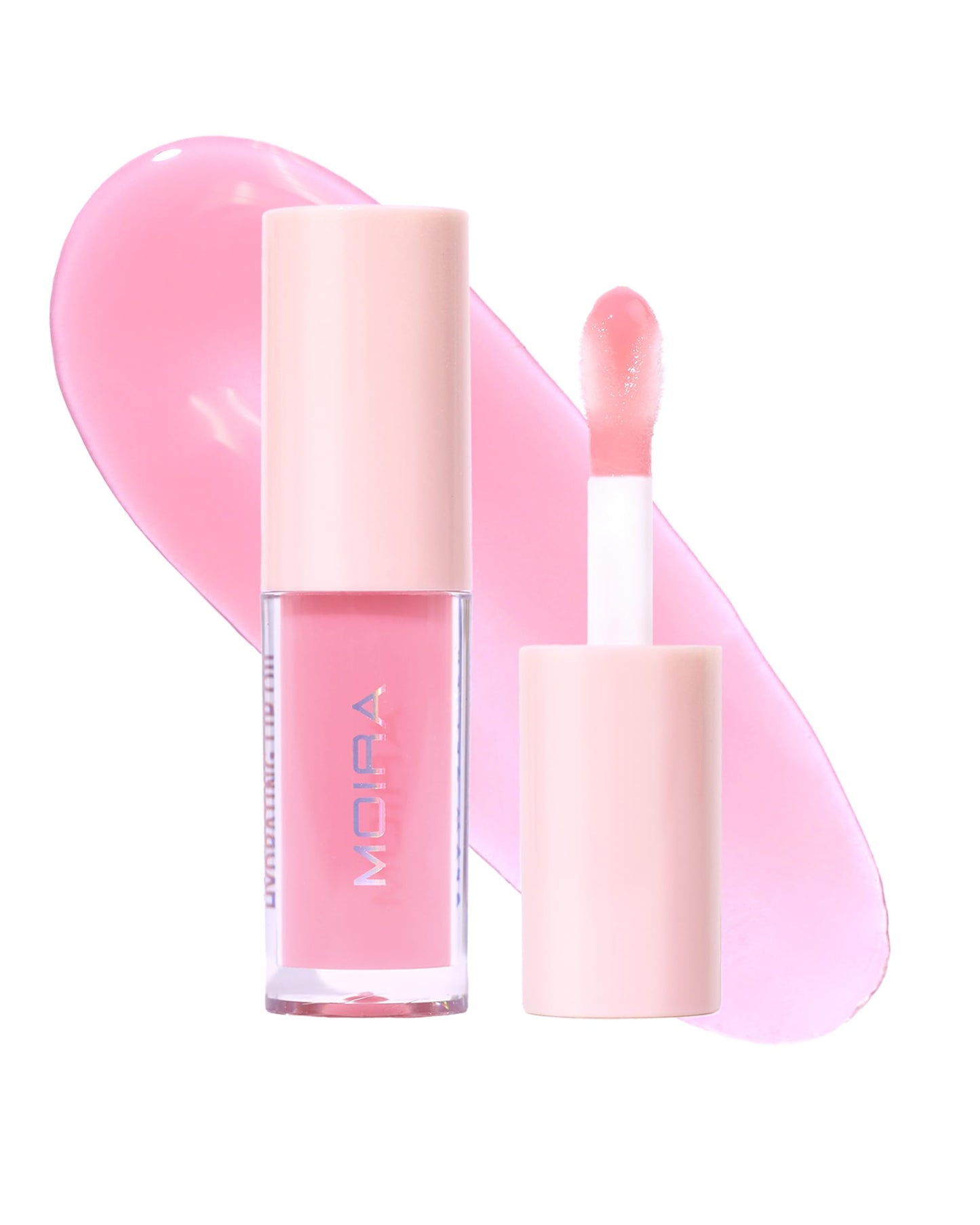 Lip Oil Moira Glow Getter Hydrating Lip Oil (009, Bubble Pink)