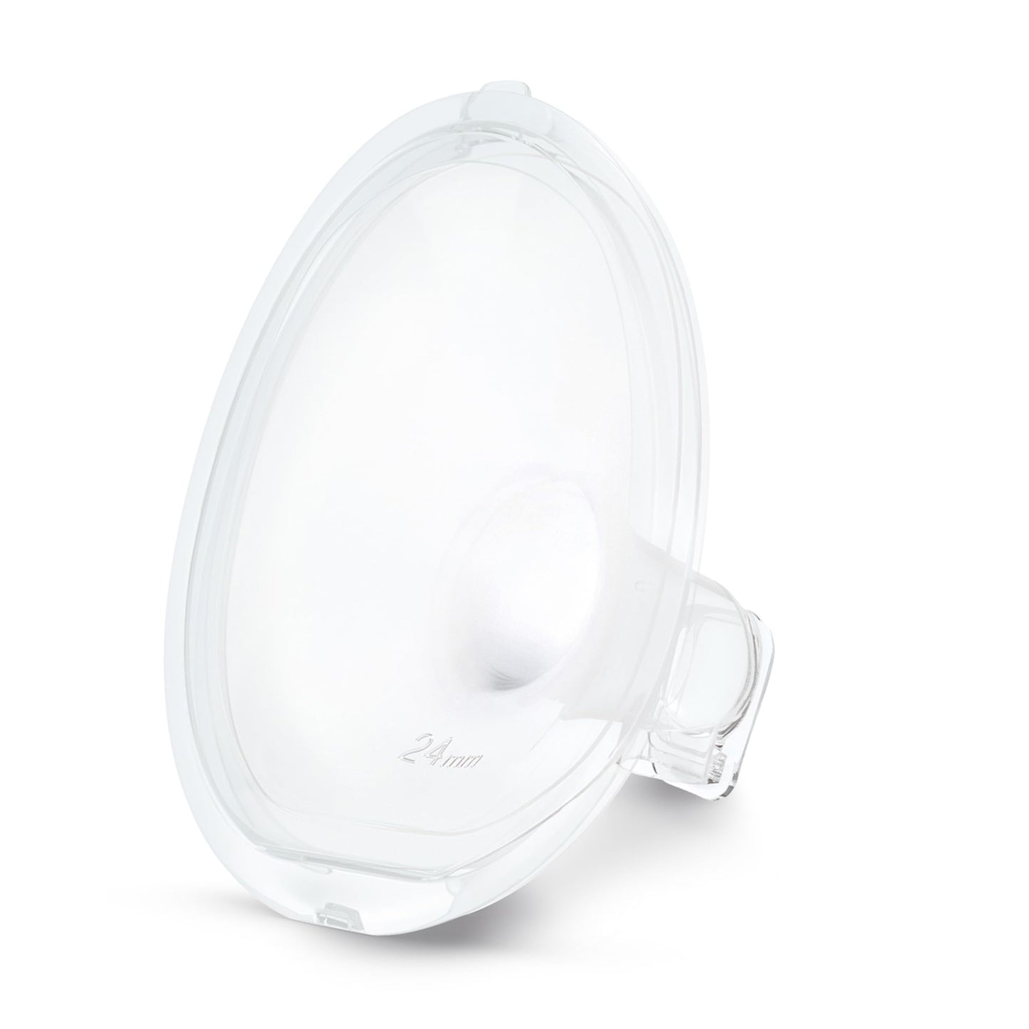 Medela | Embudos de Plástico para Copas Recolectoras Manos Libres de 24 mm | Compatible con Extractores Eléctricos Hands Free