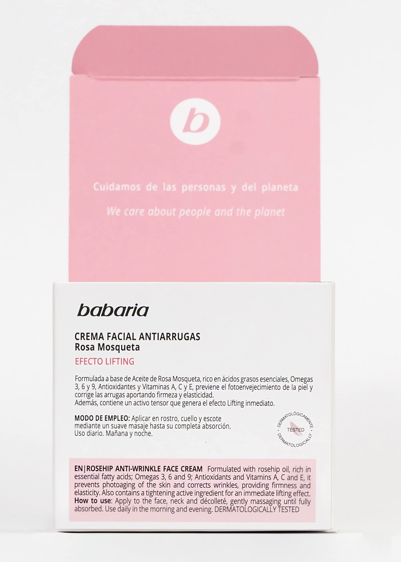 Babaria Face Cream Anti Wrinkle Rose hip Oil 50ml by Babaria