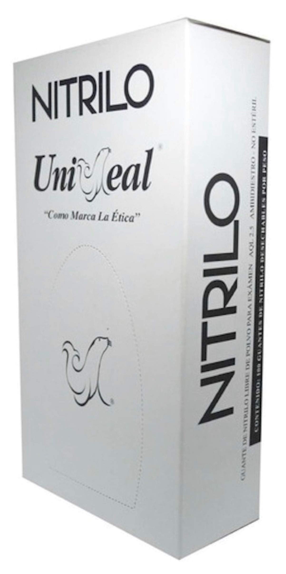 Guantes De Nitrilo Negro Uniseal