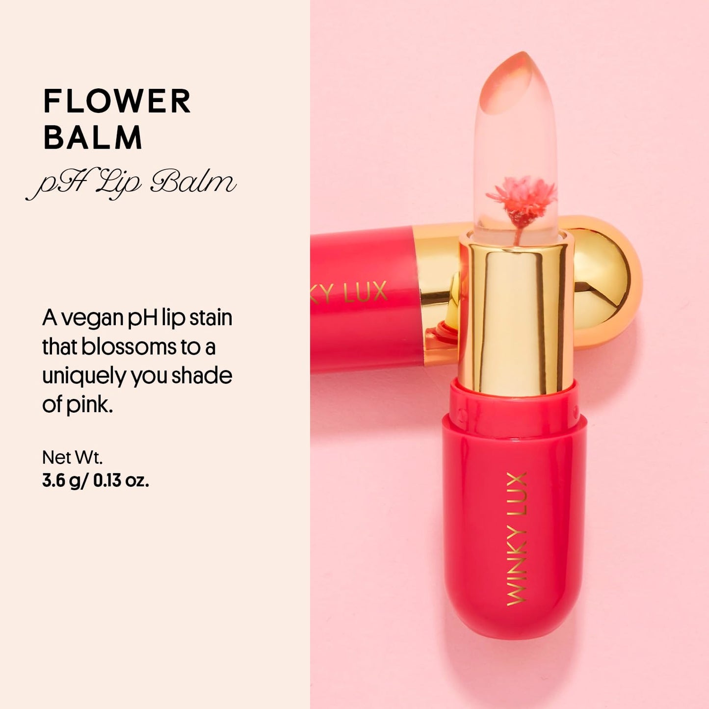 Bálsamo Labial Winky Lux Pink Flower para Mujer