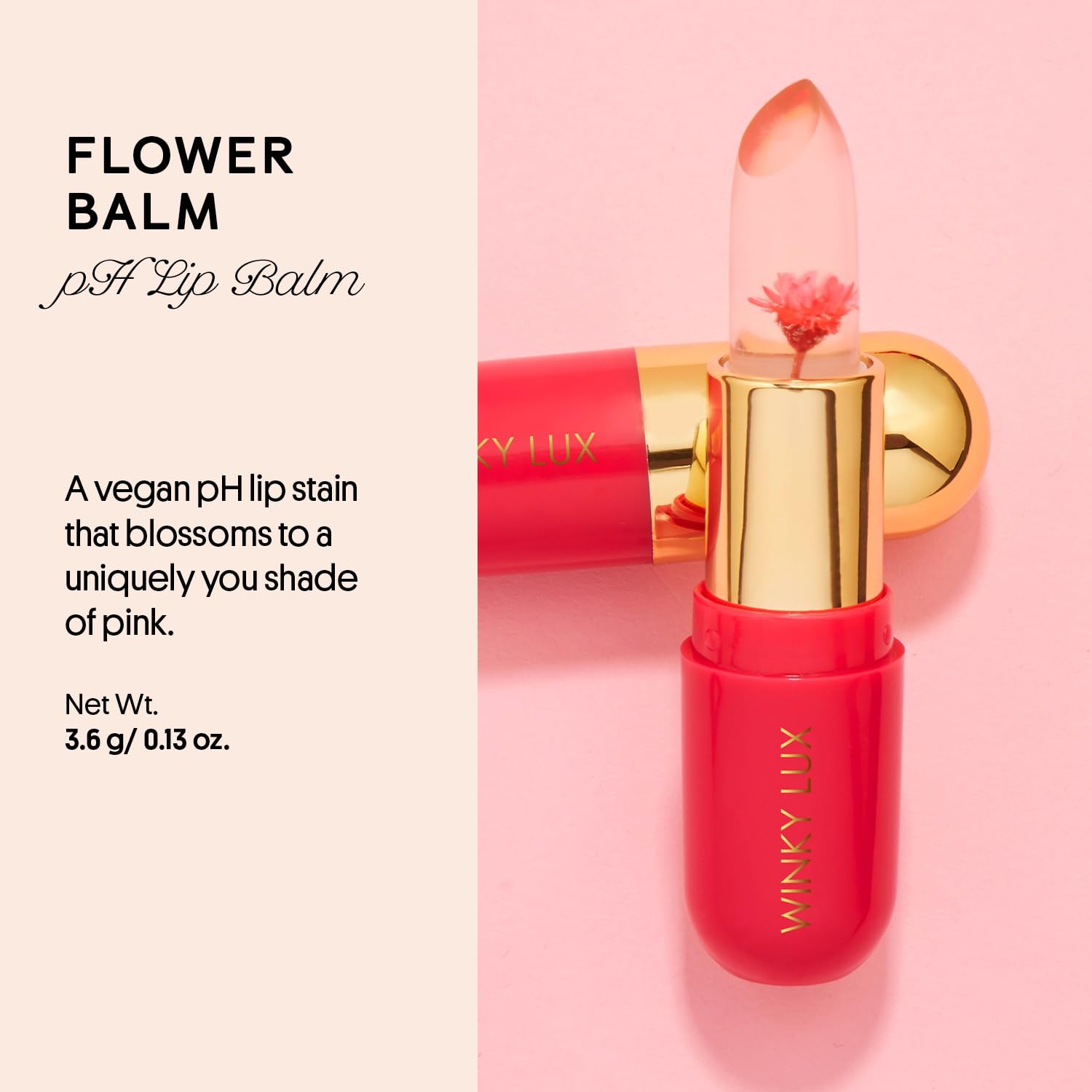 Bálsamo Labial Winky Lux Pink Flower para Mujer