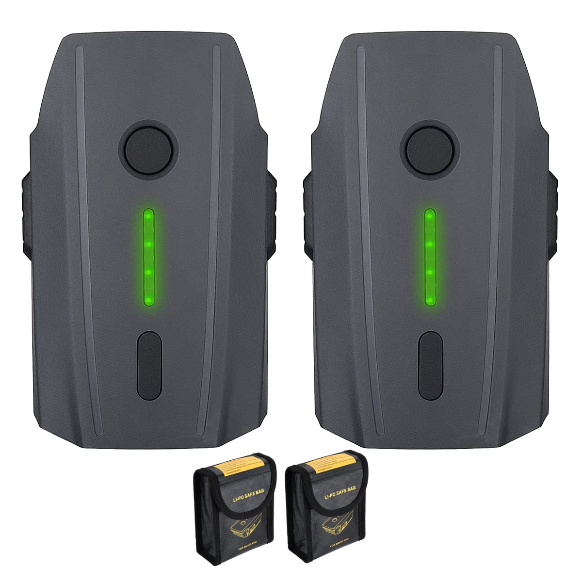 Batería de Repuesto DJI Mavic Pro Blanco 3830 mAh con 2 Bolsas de Seguridad 2 Paquetes