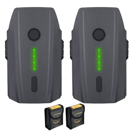 Batería de Repuesto DJI Mavic Pro Blanco 3830 mAh con 2 Bolsas de Seguridad 2 Paquetes