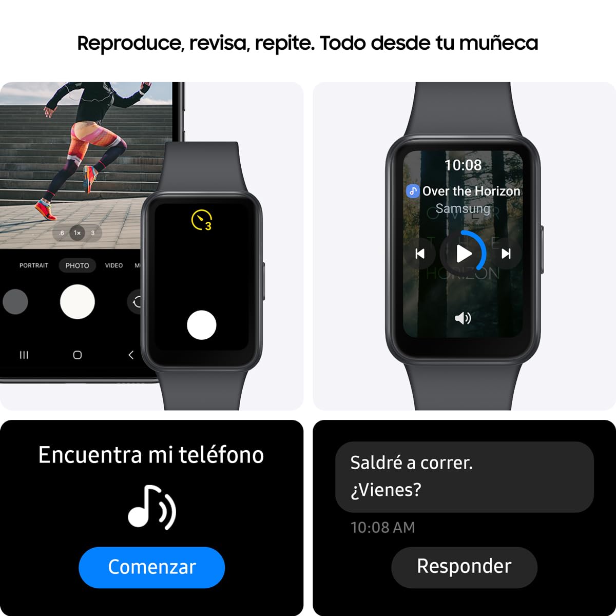 Pulsera Inteligente Samsung Galaxy Fit3 Grafito