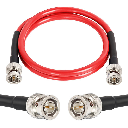 XRDS -RF Cable SDI de 3 pies - Cable BNC macho RG59 de 75 ohmios para cámara SDI HD 4K 1080P 3G/6G, monitor, grabadora de video, convertidor SDI a HDMI, divisor, cámara de seguridad