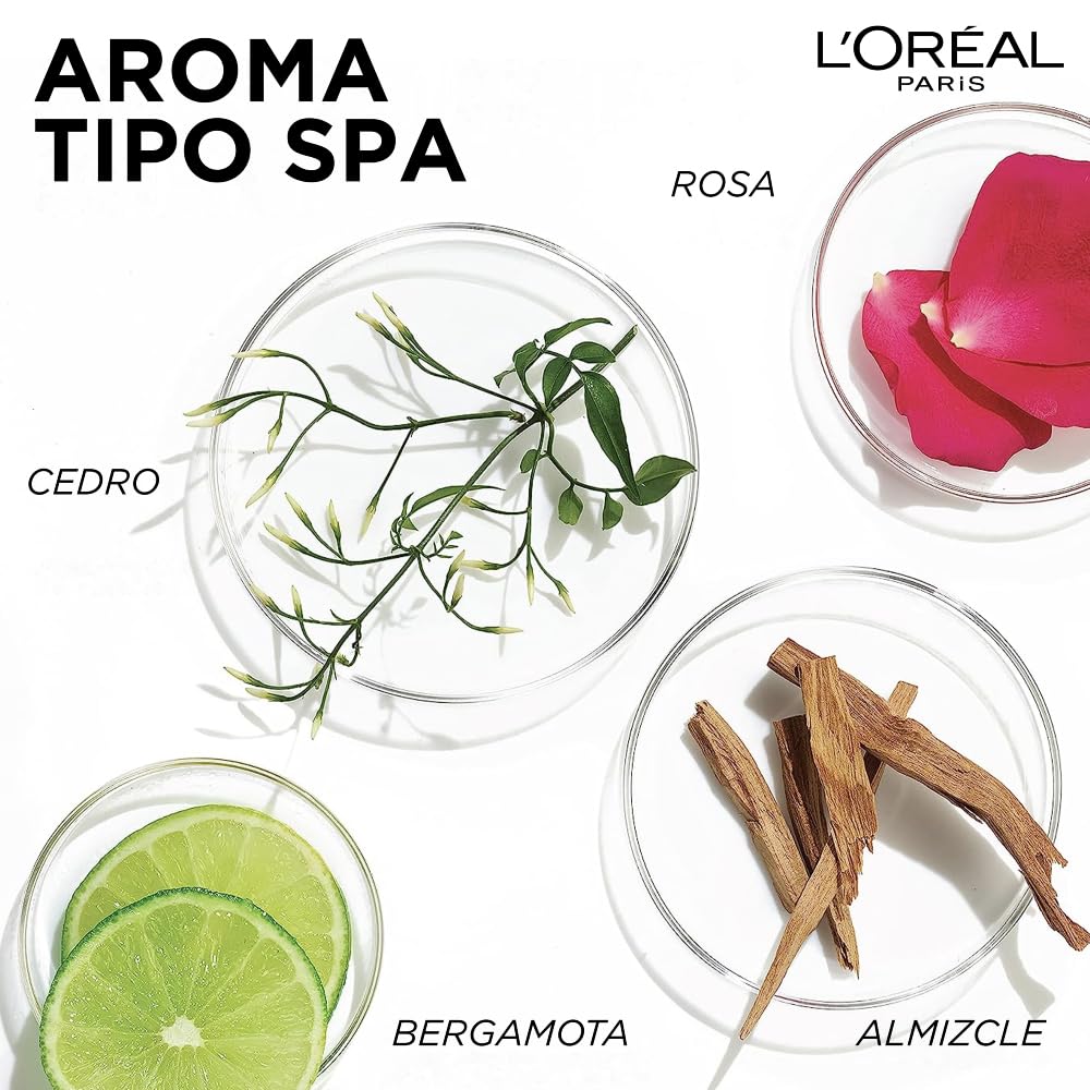 L’Oréal Paris Shampoo con hoja de romero Ever Strong, aporta densidad al pelo delgado previniendo la caída, para todo tipo de pelo teñido, sin Sulfatos, 250ml