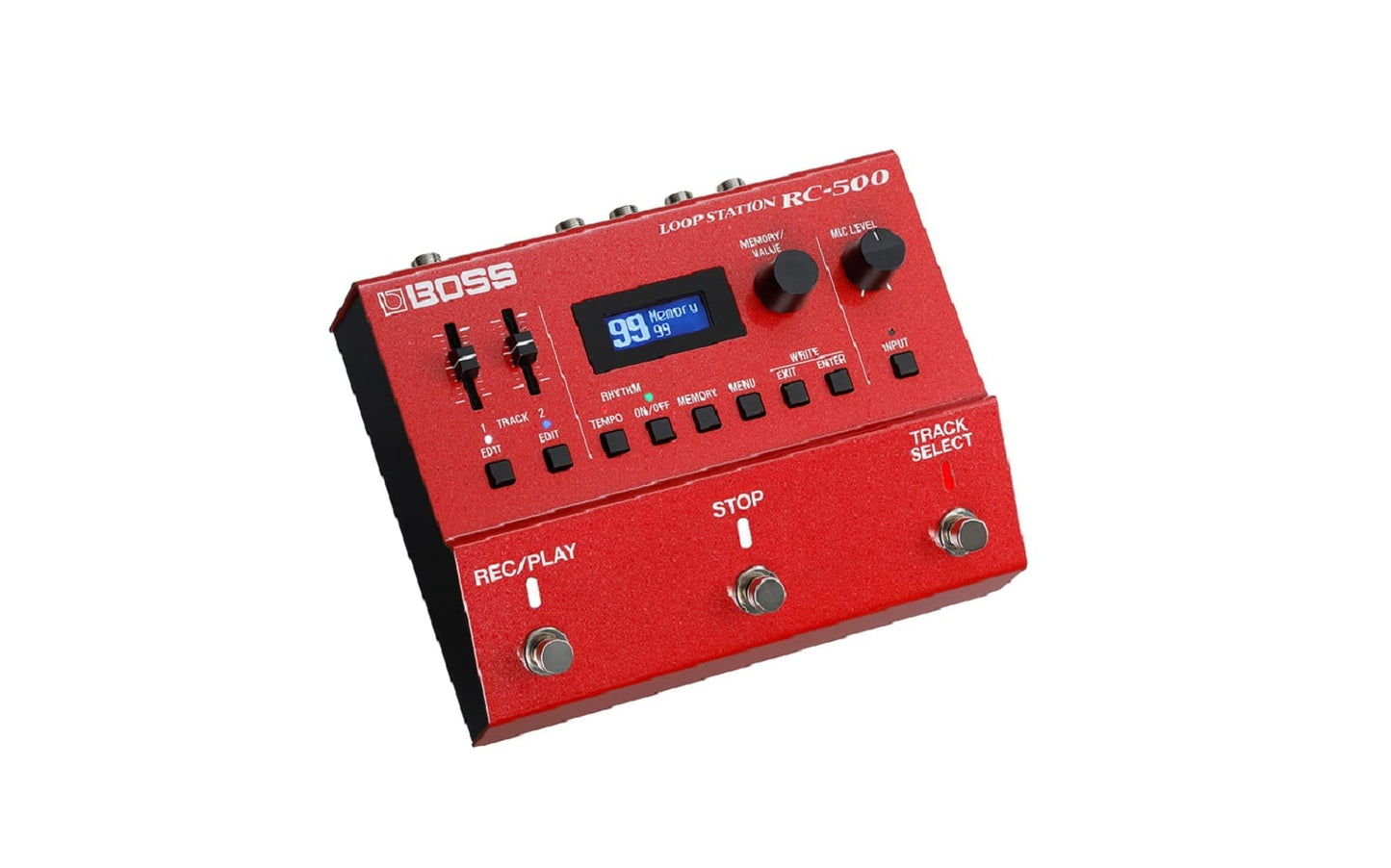 BOSS RC-500 - Estación de bucle, potencia de doble pista con calidad de audio de 32 bits, 13 horas de tiempo de grabación y retroiluminación multicolor
