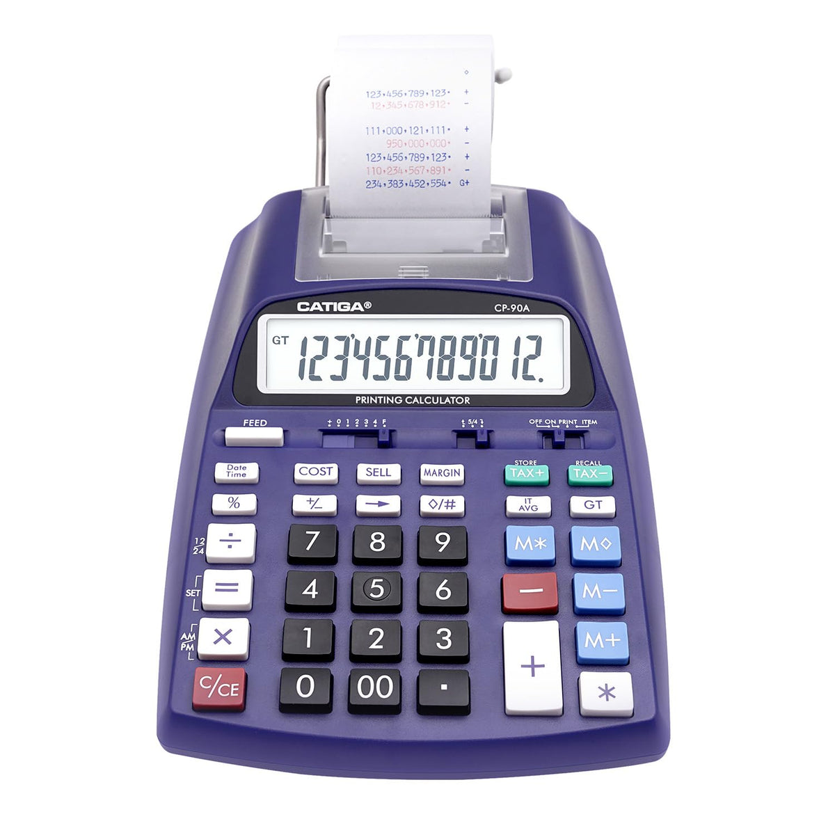 CATIGA - Calculadora de impresión 2025 Nueva y actualizada máquina de añadir 10 Llaves, calculadora de computadora para Oficina en casa con impresión en Rollo de Papel, Contabilidad, finanzas
