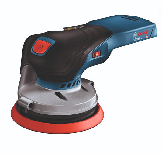 BOSCH GEX18V-5N 18V Sin escobillas 5 pulgadas Lijadora de órbita aleatoria (herramienta desnuda)