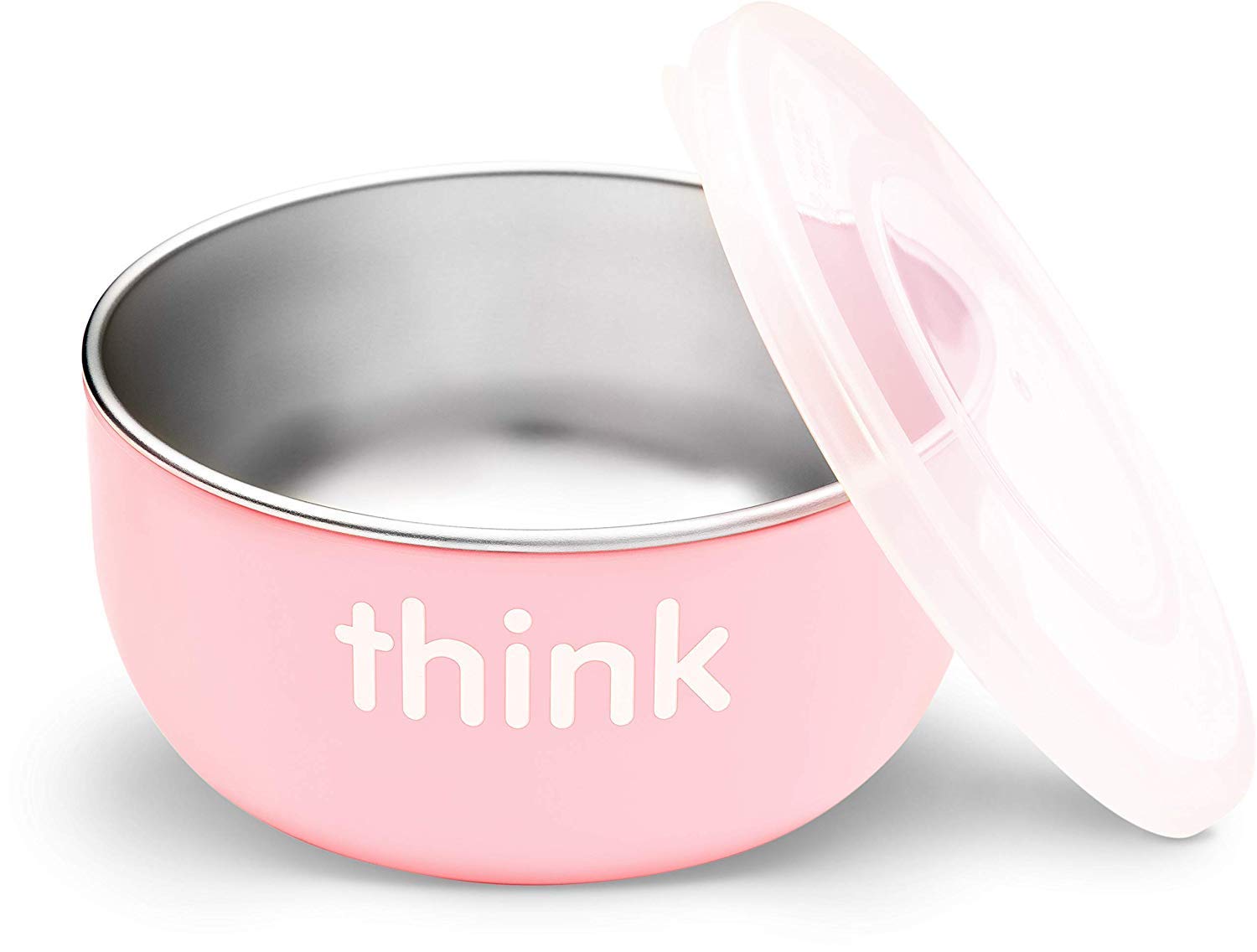 Juego de Alimentación thinkbaby Rosa Libre de BPA