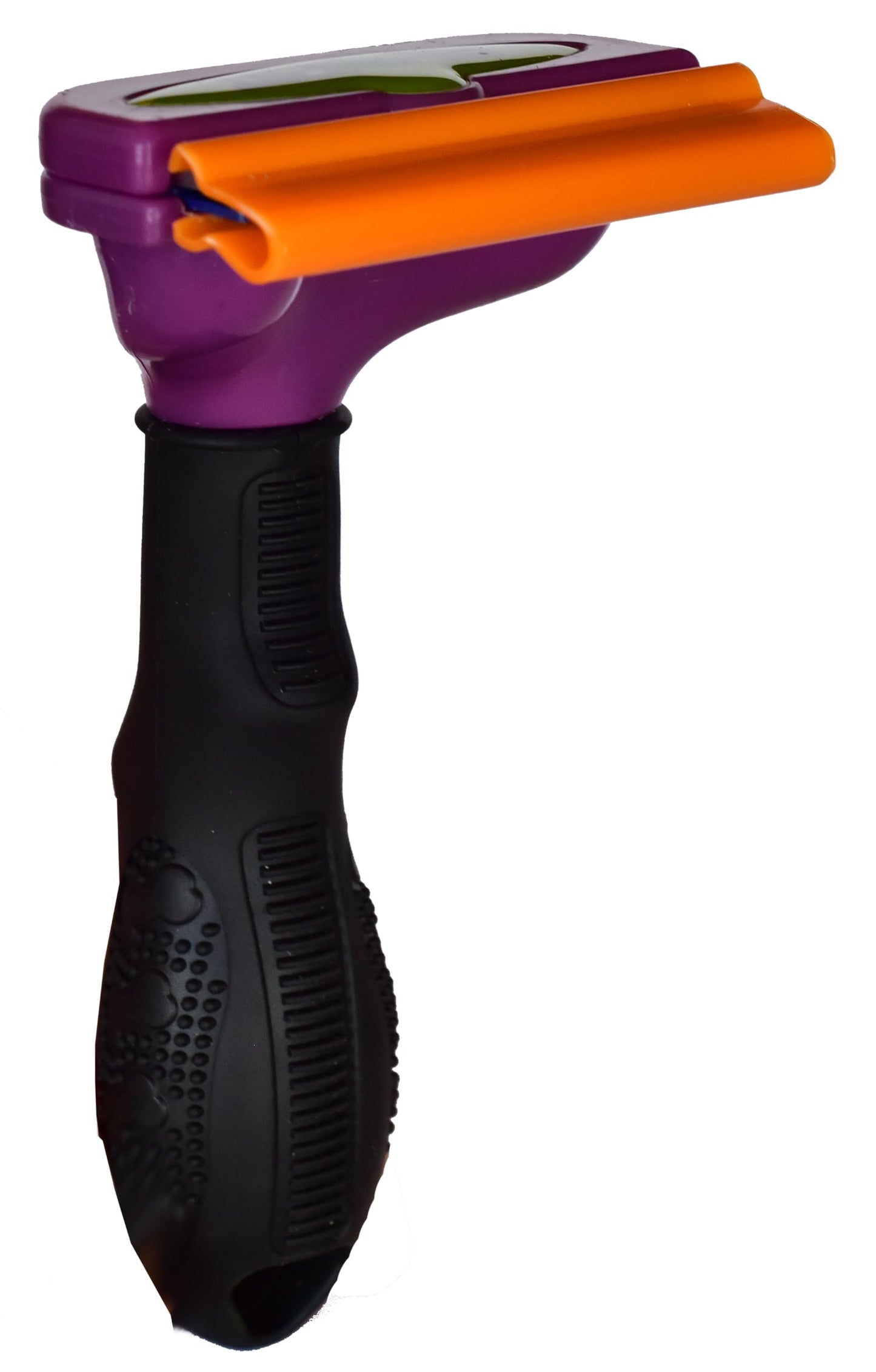 Deslanador SEVENPET Negro con Navaja Horizontal Ergonómico para Mascotas