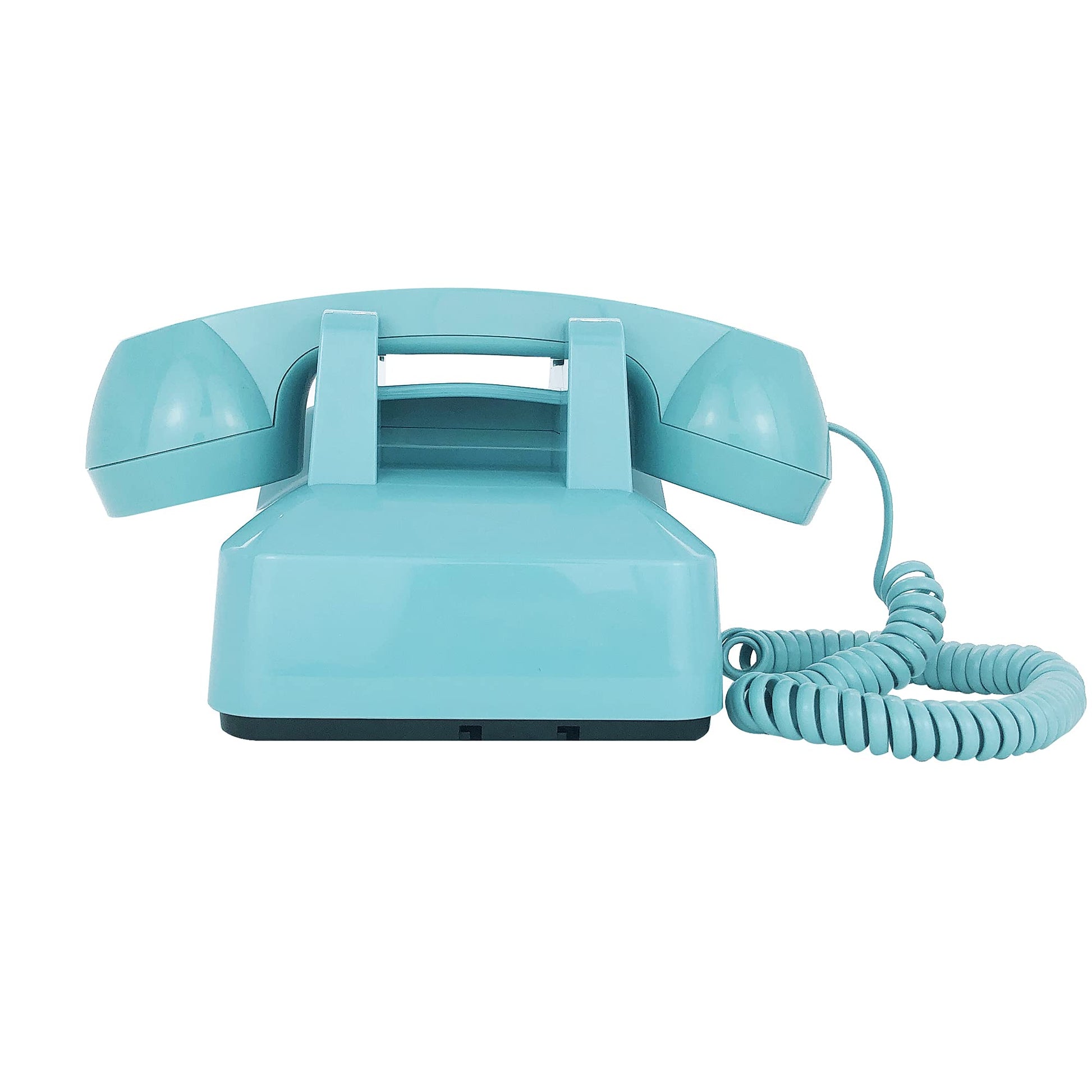 TelPal - Teléfono retro de una sola línea con cable de computadora, esfera giratoria clásica, estilo clásico, manos libres, teléfono fijo para el hogar/oficina/hotel, teléfonos antiguos para personas