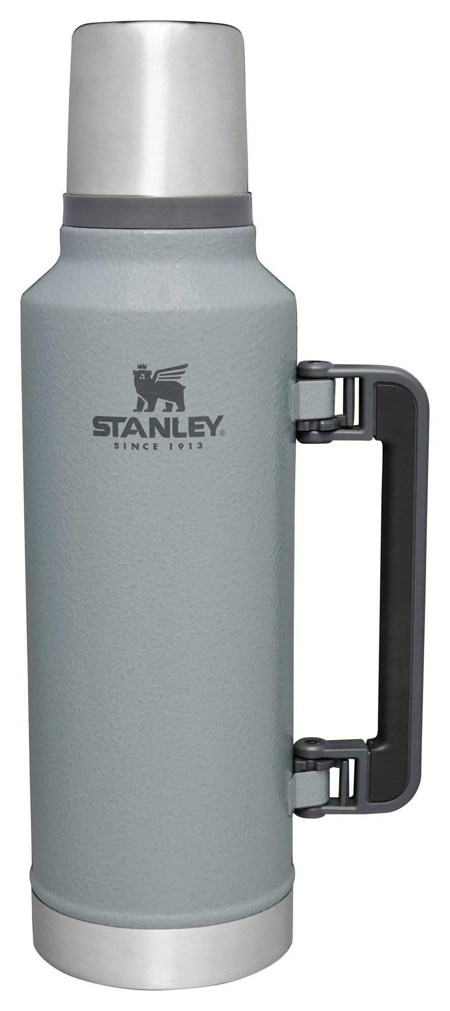 Botella Aislada Stanley Plateada Termo de Acero Inoxidable para Bebidas Frías y Calientes