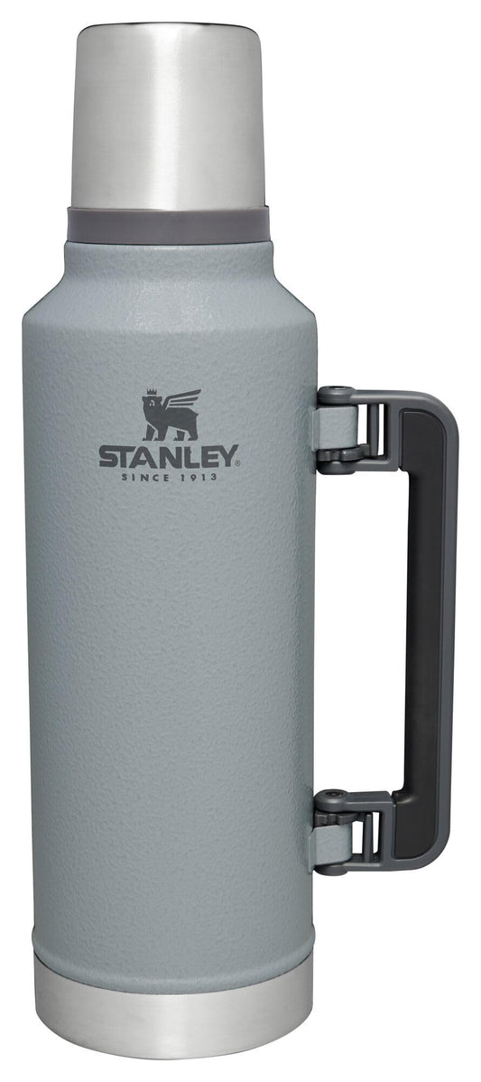 Botella Aislada Stanley Plateada Termo de Acero Inoxidable para Bebidas Frías y Calientes