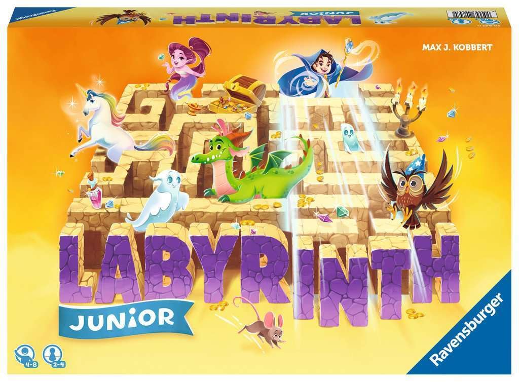 Juego de Mesa Ravensburger Labyrinth Junior The Moving Maze para niños a partir de 4 años
