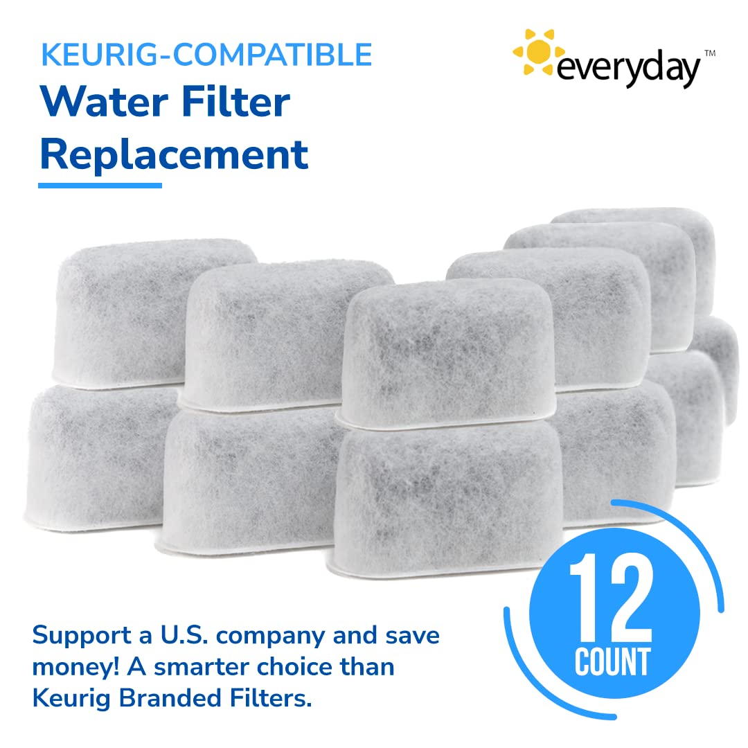 Filtros de Agua de Carbón Keurig Blancos de Repuesto diarios