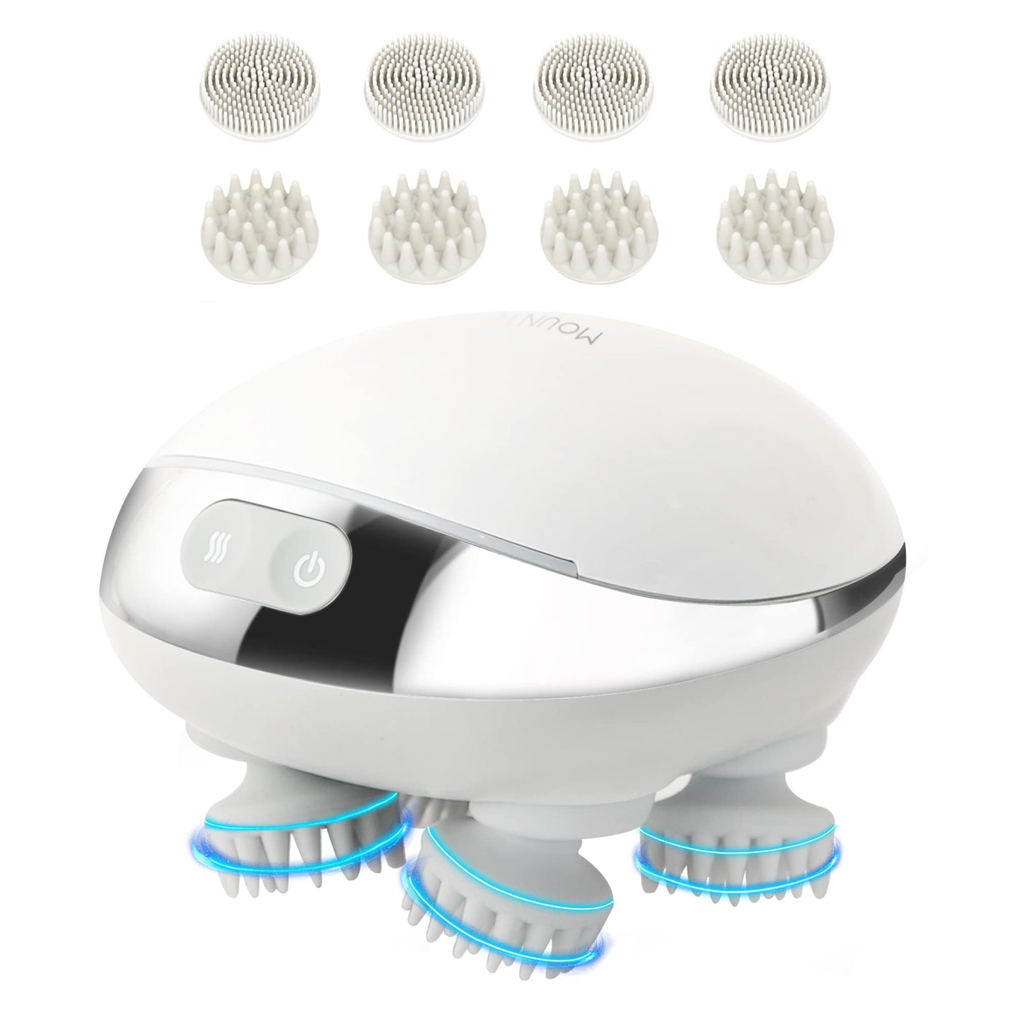 Masajeador Eléctrico Mountrax Rojo para Crecimiento del Cabello y Relajación Muscular
