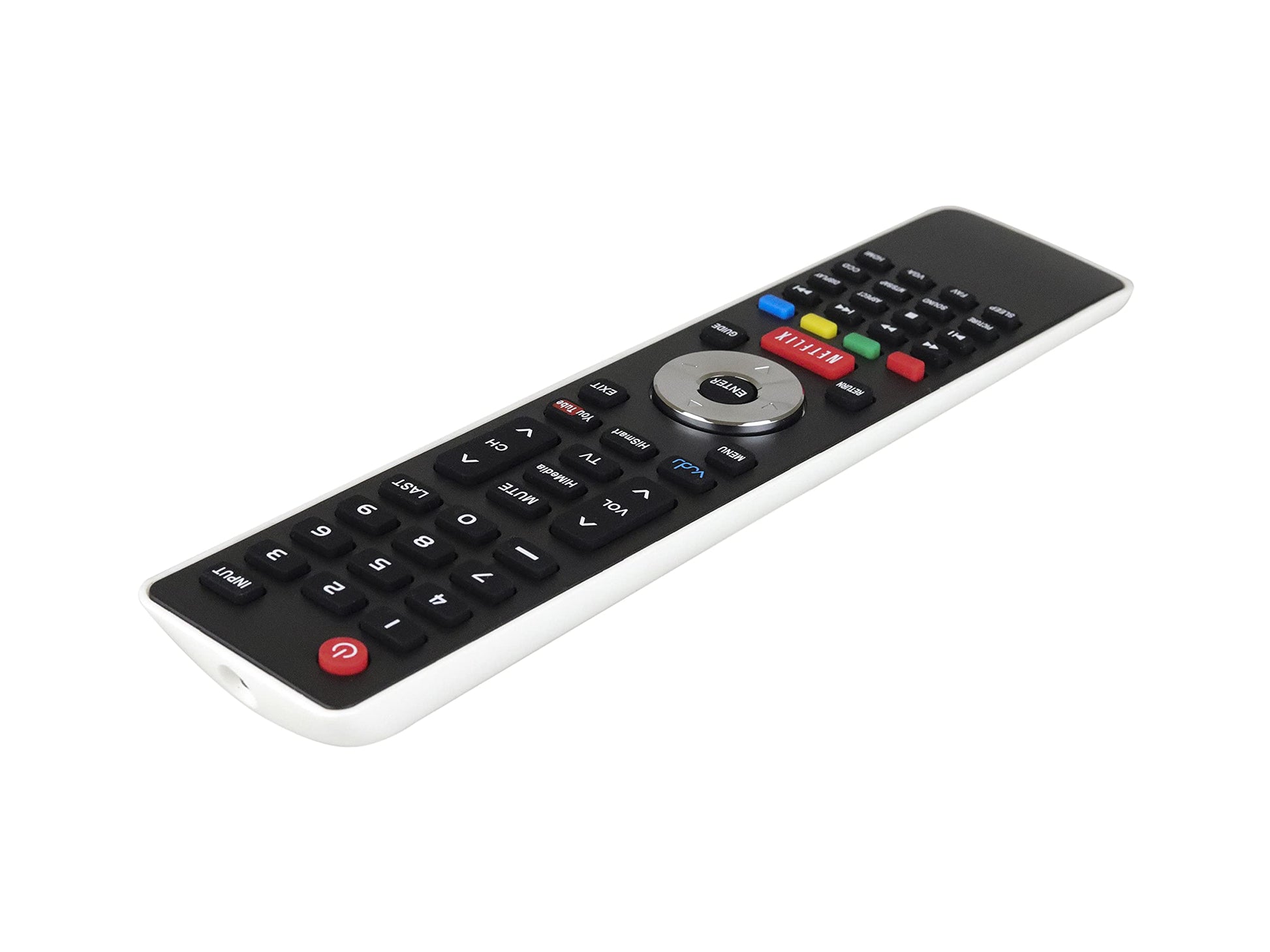 LIDERT Control Remoto para Pantalla Hisense Smart TV EN-33926A EN-33925A 32K366W 40K366WB botón de Netflix y Youtube