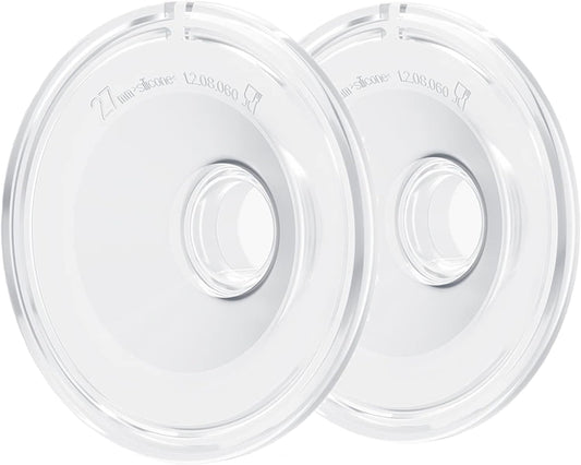 Diafragma de Silicona Momcozy Transparente Compatible con Modelos S9/S12/S9pro/S12pro, Extractor de Leche Portátil, Válvula Universal Pico de Pato, Accesorios (Juego de 2)