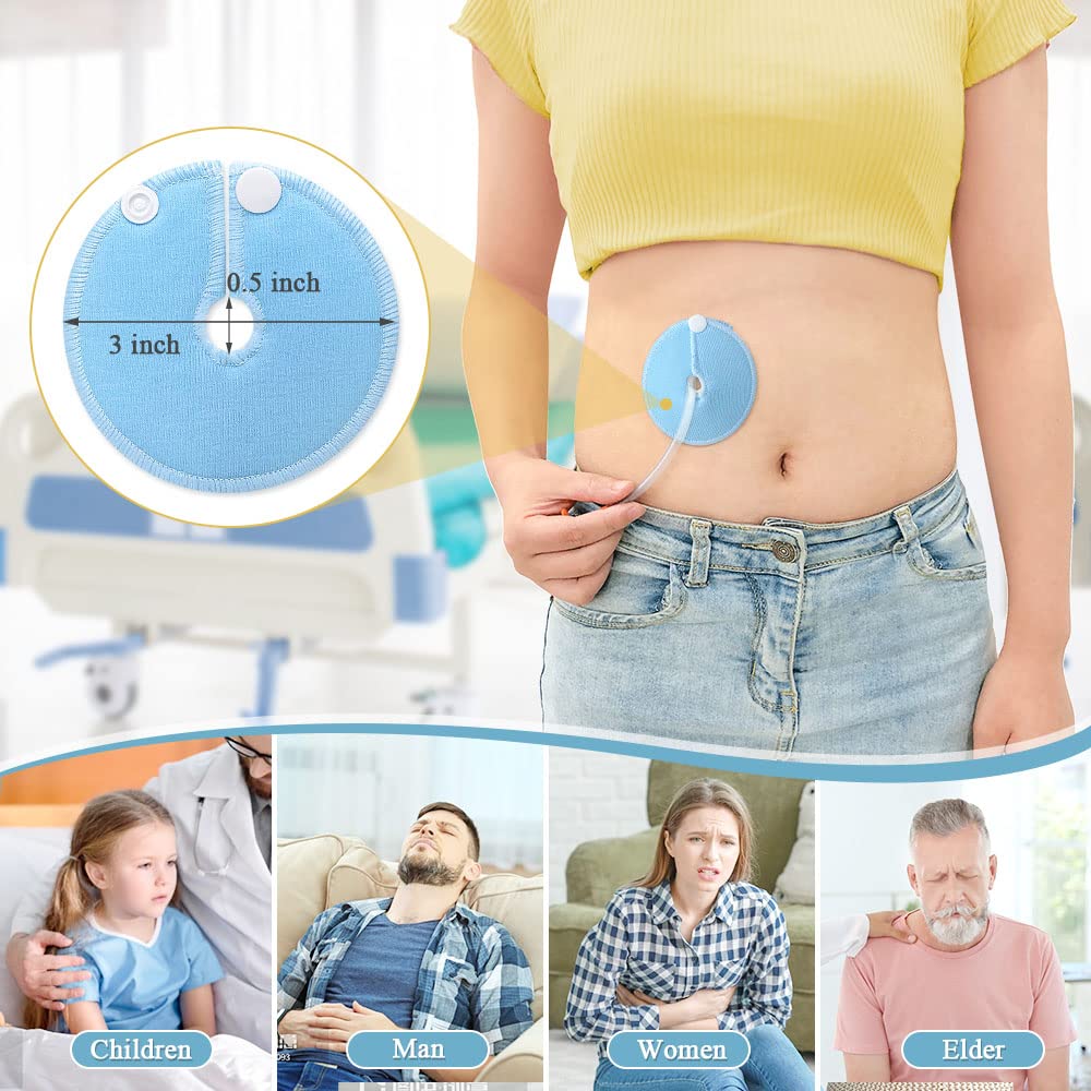 Almohadillas para tubo de alimentación 12 piezas (azul)