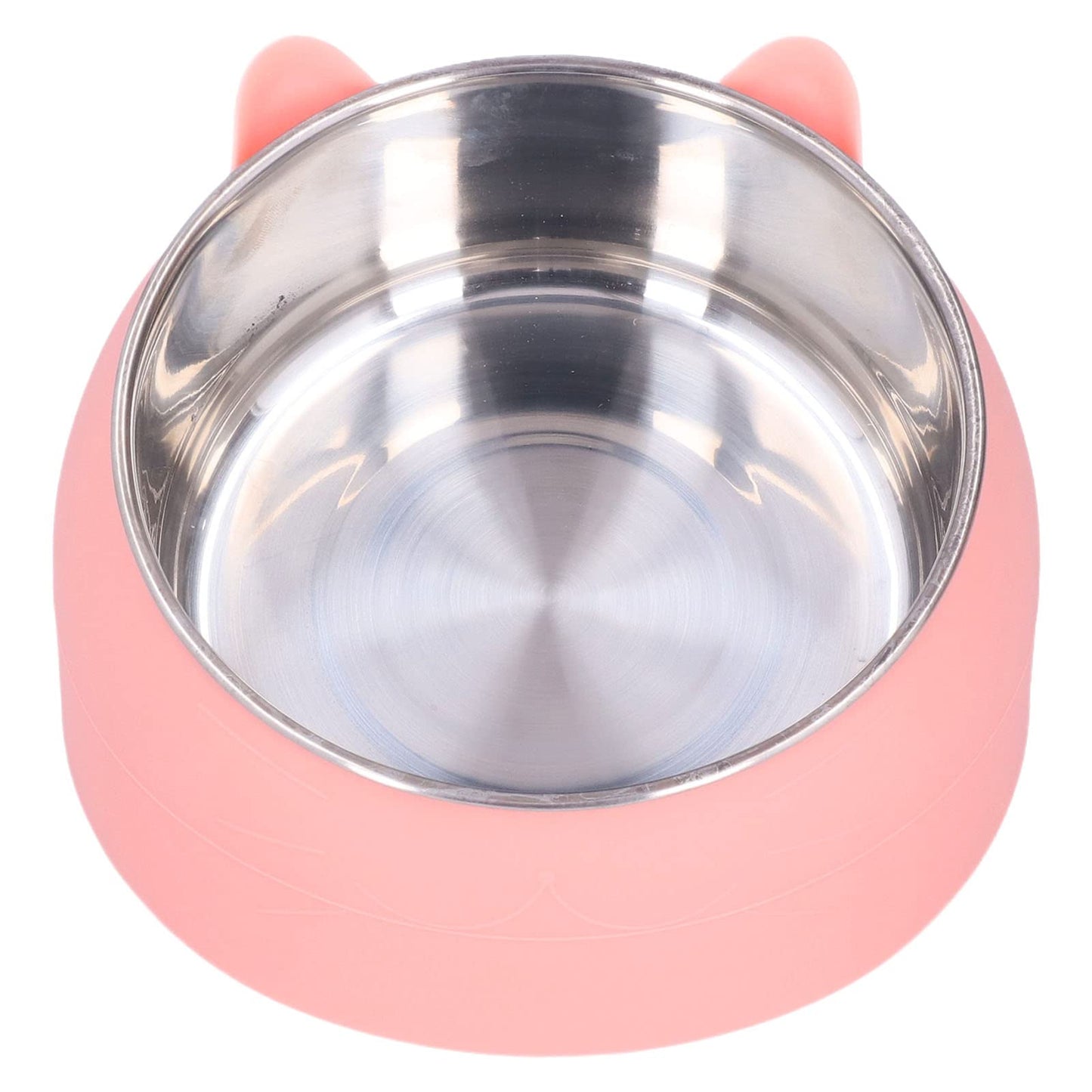 GLOGLOW Cuenco para Mascotas con Calefacción, Temperatura de Acero Inoxidable Tazón de Comida para Gatos Tazón de Calentamiento para Mascotas Perro Gato Calentador de Agua Térmico Tazón para Gatos
