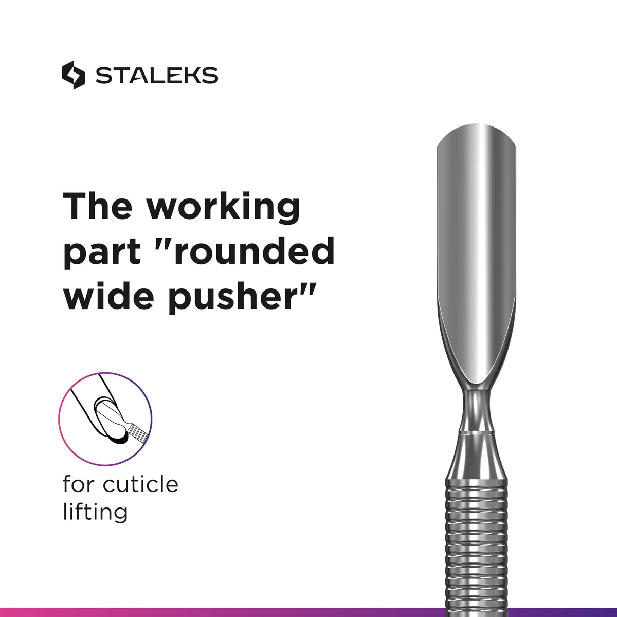 Staleks - Empujador de cutículas, PE-30/3