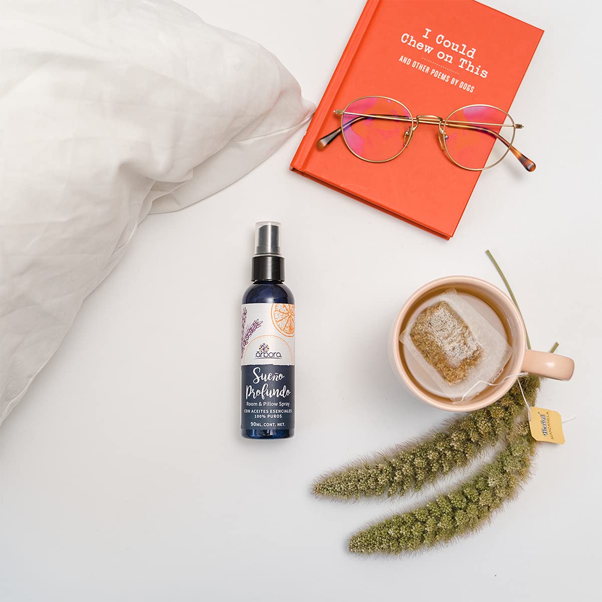 Kit de Relajación Árbora Lavanda con Aceite para Masaje Relajante y Spray Aromaterapia Sueño Profundo