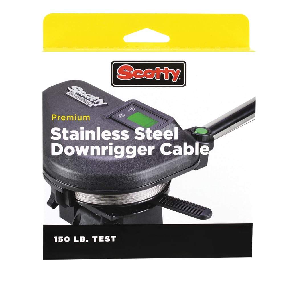 Boating Accessories New 150 LB Premium Stainless Steel Downrigger Cable Scotty Downriggers 1002k Length 400'