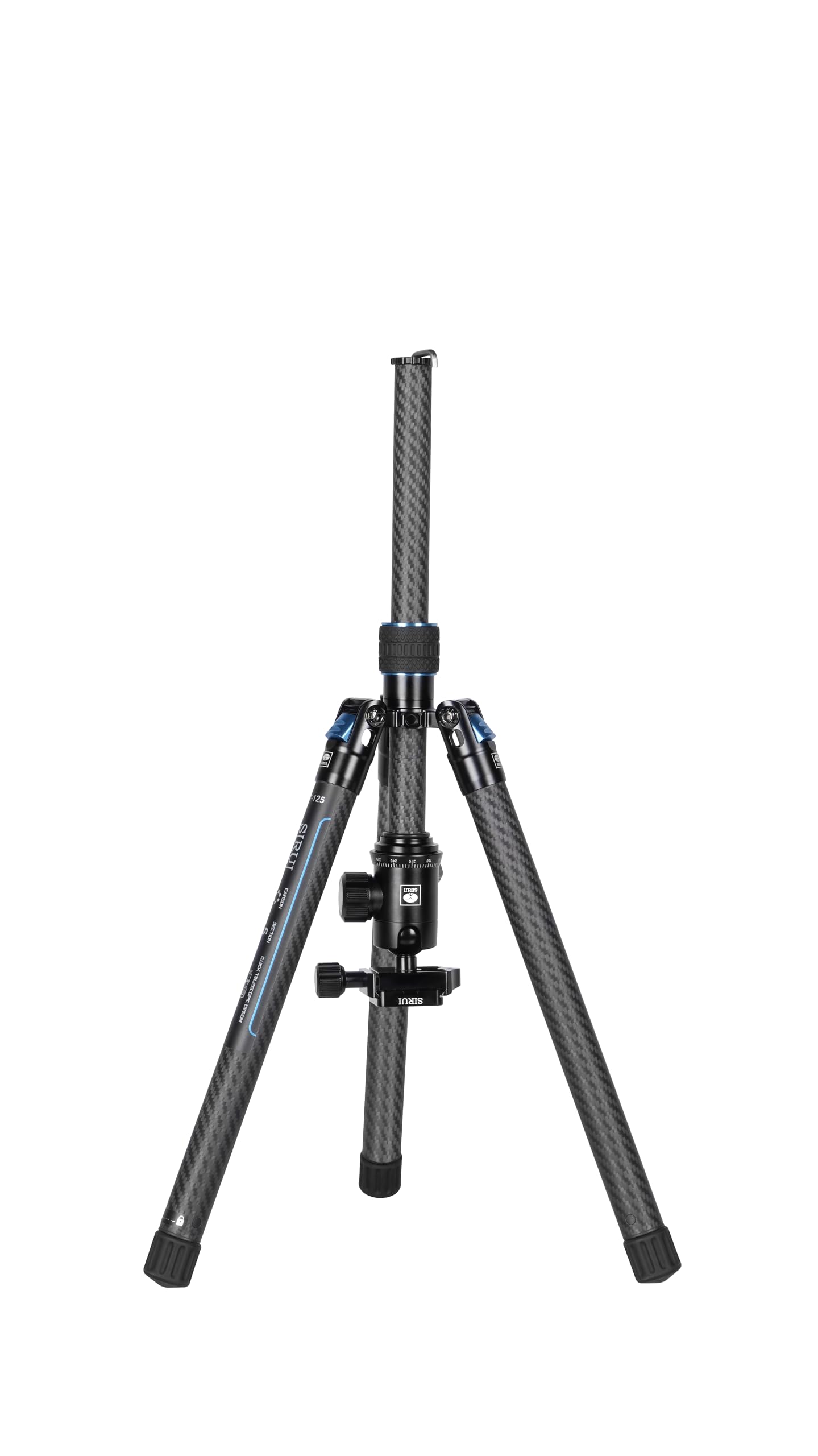 Trípode de Viaje SIRUI Fibra de Carbono Negro con Cabeza de Bola 360° Traveler X-II