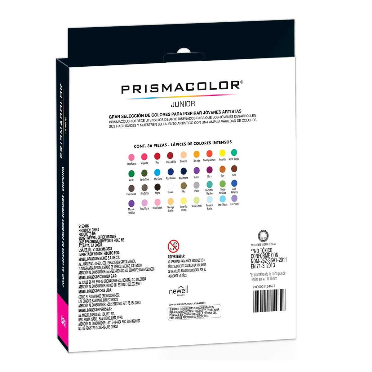 Juego de Lápices Prismacolor Junior 36 Unidades