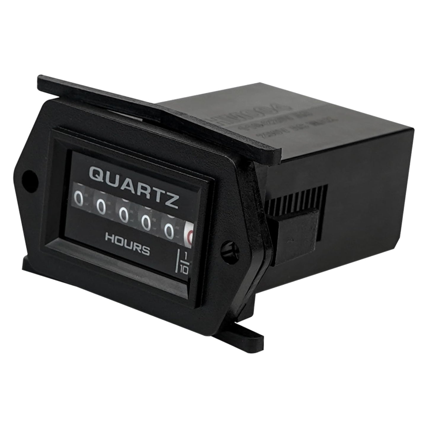 Jayron JR-HM004 Medidor de horas mecánico AC 110-250 V, sin batería, superficie de larga duración, diseño impermeable, fácil instalación para generador, compresor de aire, cortacésped, quitanieves