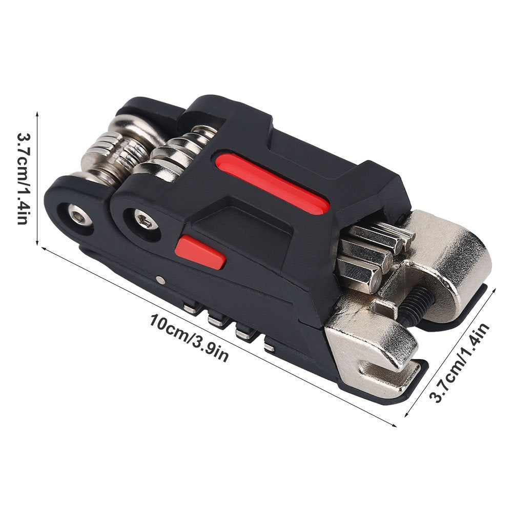 Dioche Herramienta De ReparacióN De Bicicletas, DUUTI 16 En 1 Bicicleta Mountain Bike ReparacióN De MúLtiples Funciones Kit De Herramientas De Mantenimiento