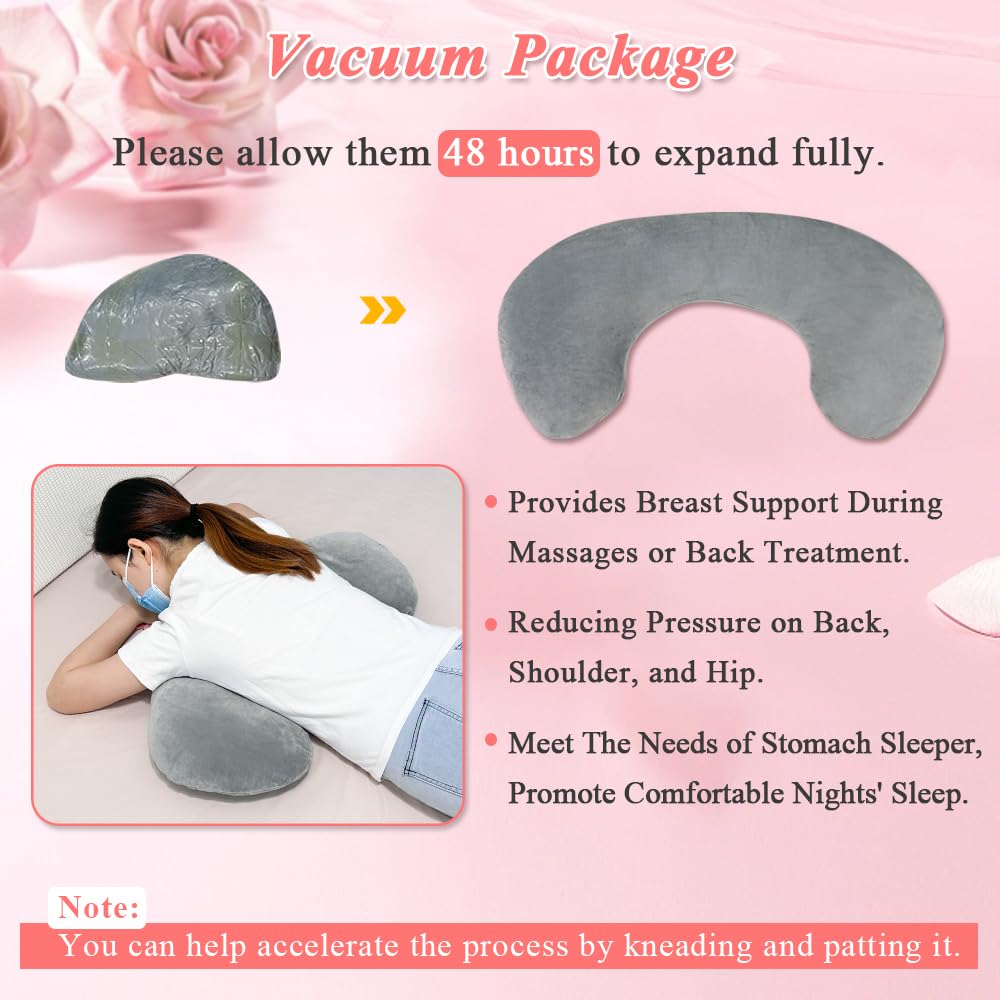 Almohada de Pecho KAAMOS para Mesa de Masaje Femenina para Spa