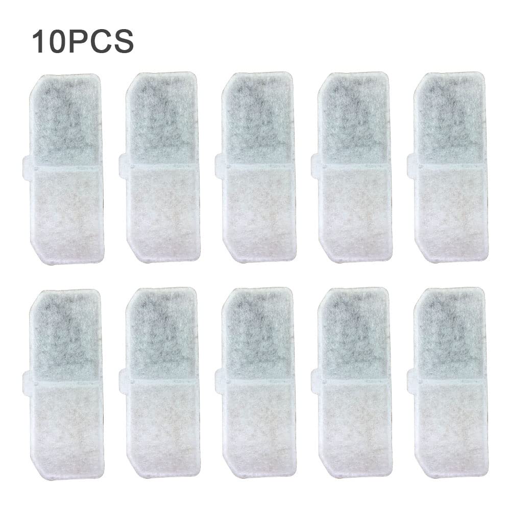 Filtros de Repuesto Saycker para Fuentes de Agua Gatos y Perros Paquete de 10