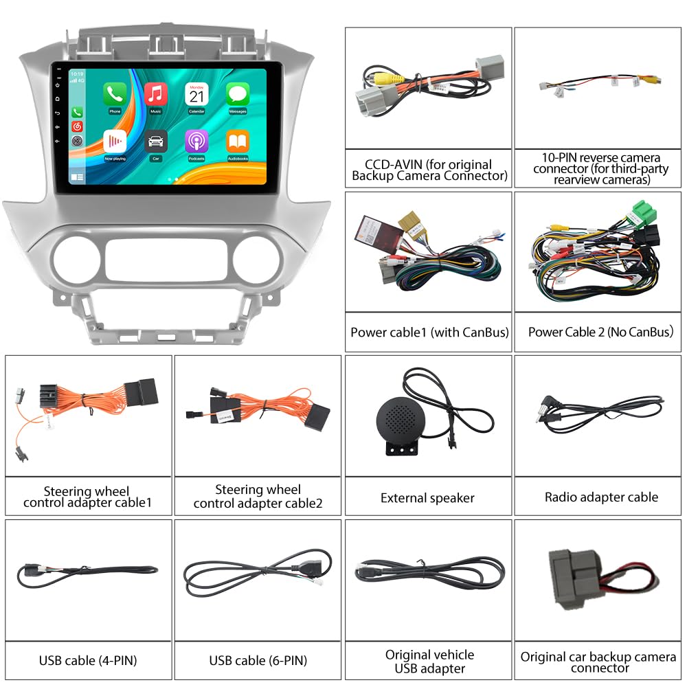 Solvitek - Radio de coche de 10.1 pulgadas para Chevy Suburban Tahoe Yukon 2015-2019