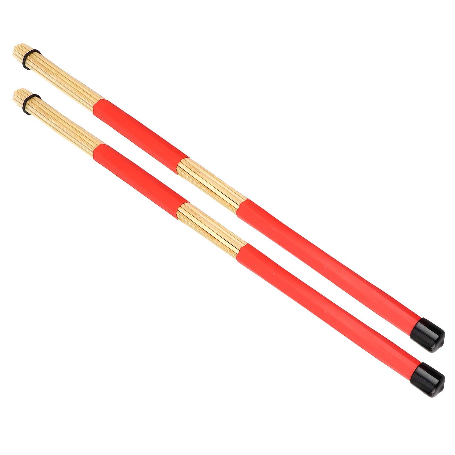 Juego de Baquetas 5A, Escobillas y 12 Amortiguadores de Tambor para Niños, Adultos, Banda de Rock (M02761 Blue)
