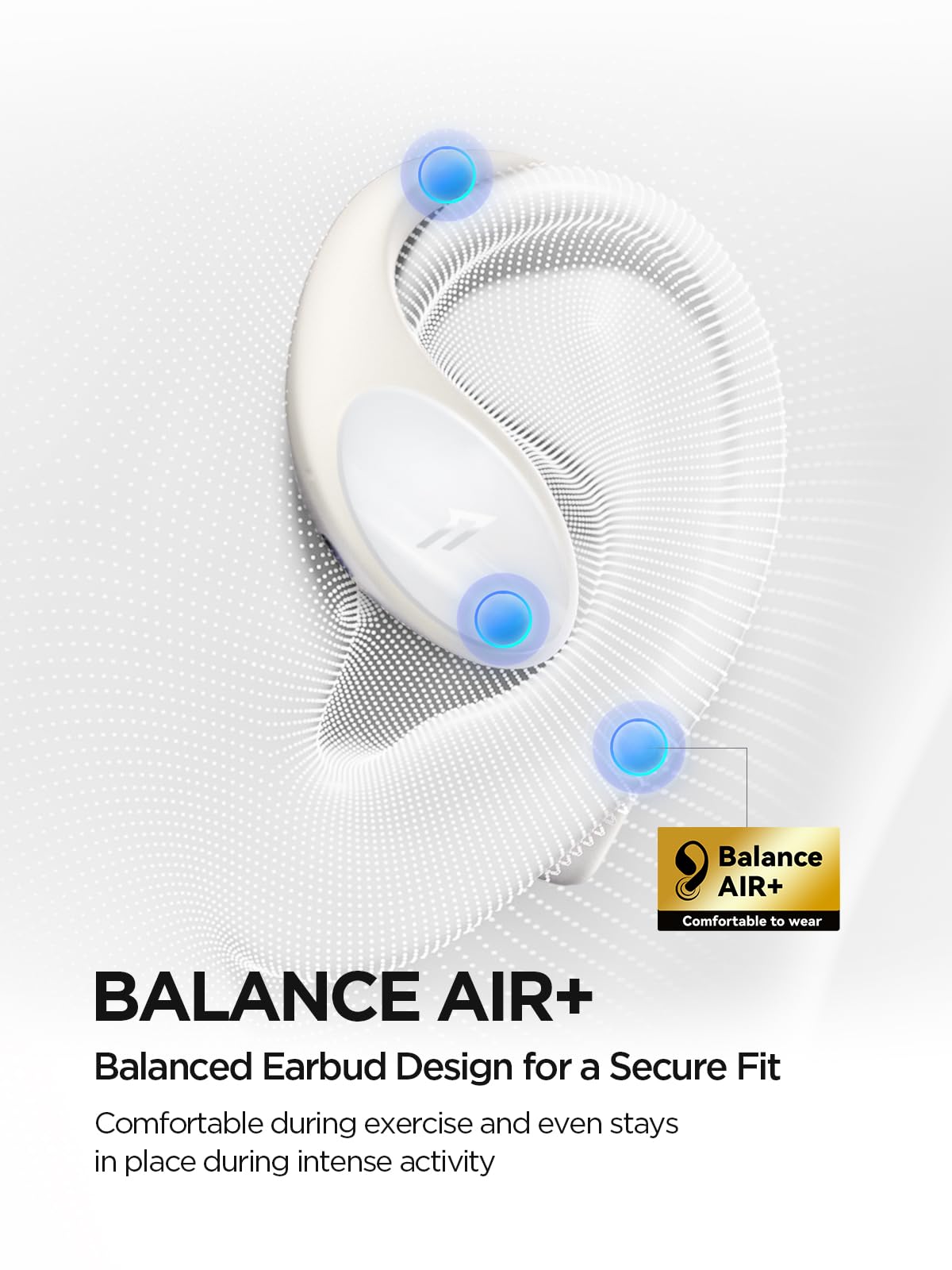Auriculares Abiertos 1MORE Ligeros Inalámbricos Bluetooth Graves More+ Impermeable IPX5