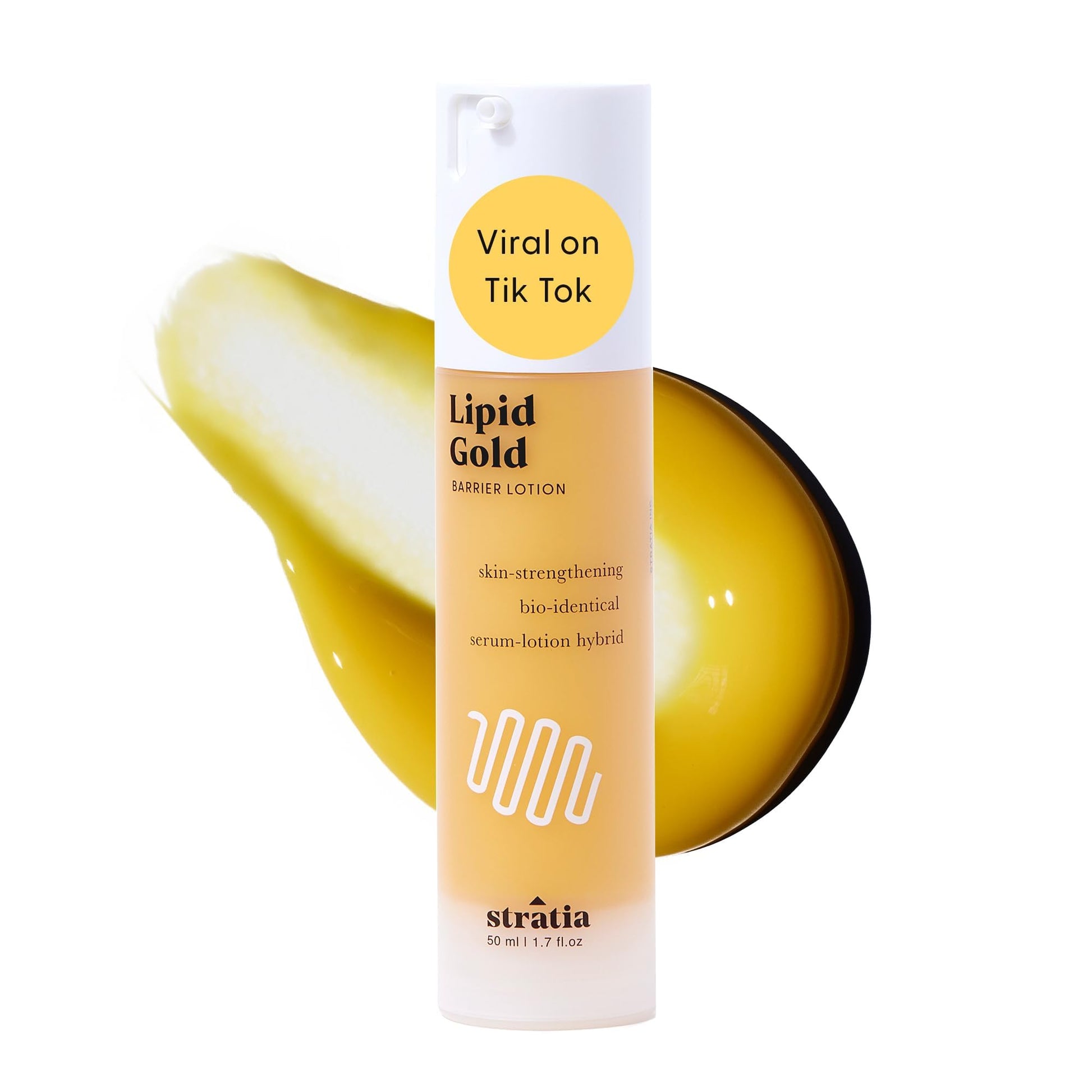 Hidratante Stratia Lipid Gold con Ceramidas y Niacinamida para Fortalecer e Hidratar la Piel