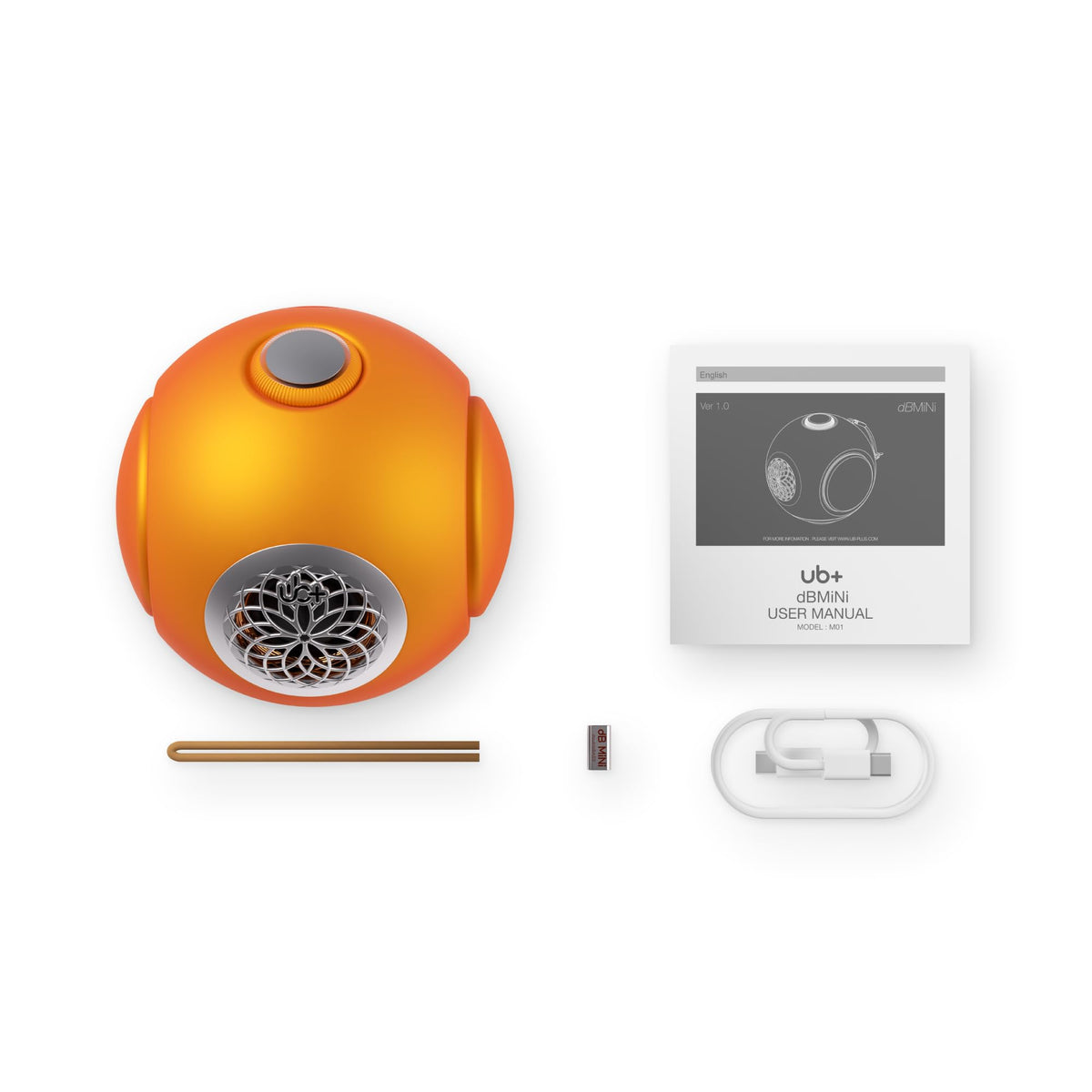 Altavoz Bluetooth Portátil UB+ Sunrise con Graves Duales y Sonido Estéreo para Uso al Aire Libre y de Viaje