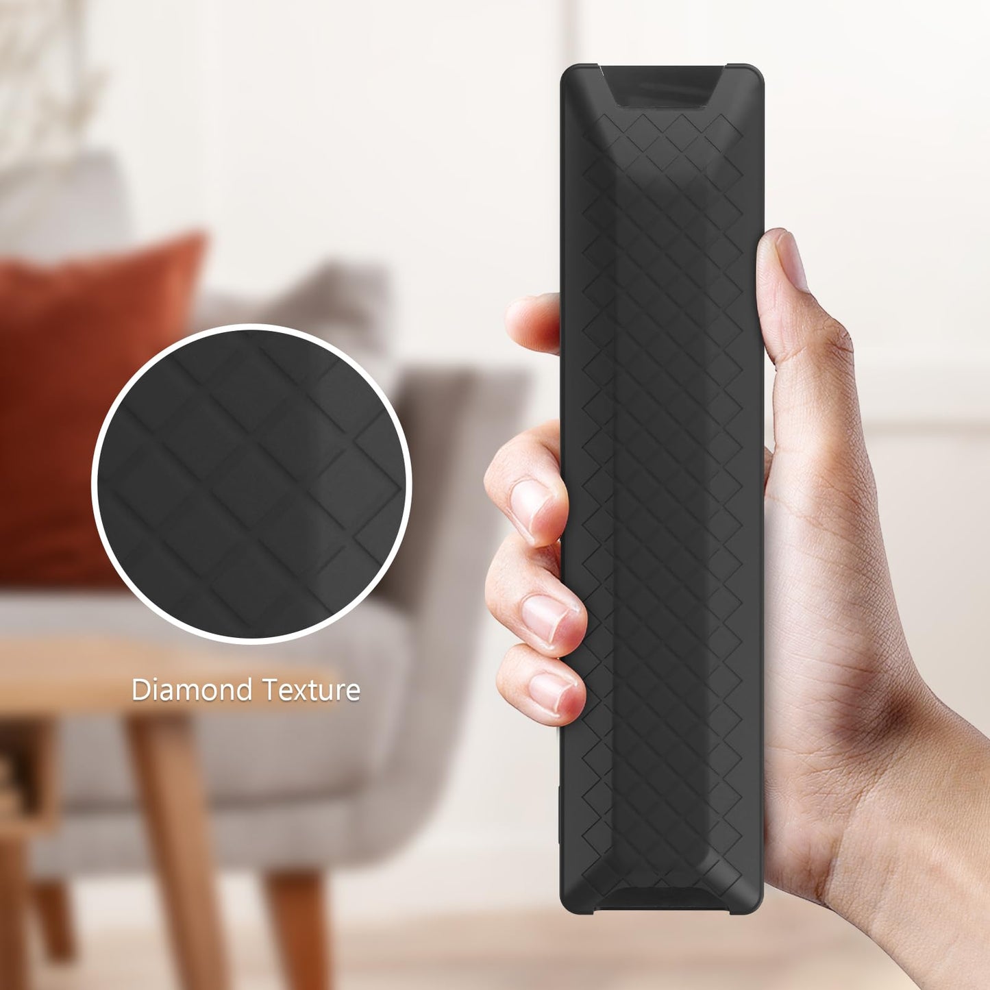 Funda USTIYA para Control Remoto TCL Negro Shockproof Cover Accesorios
