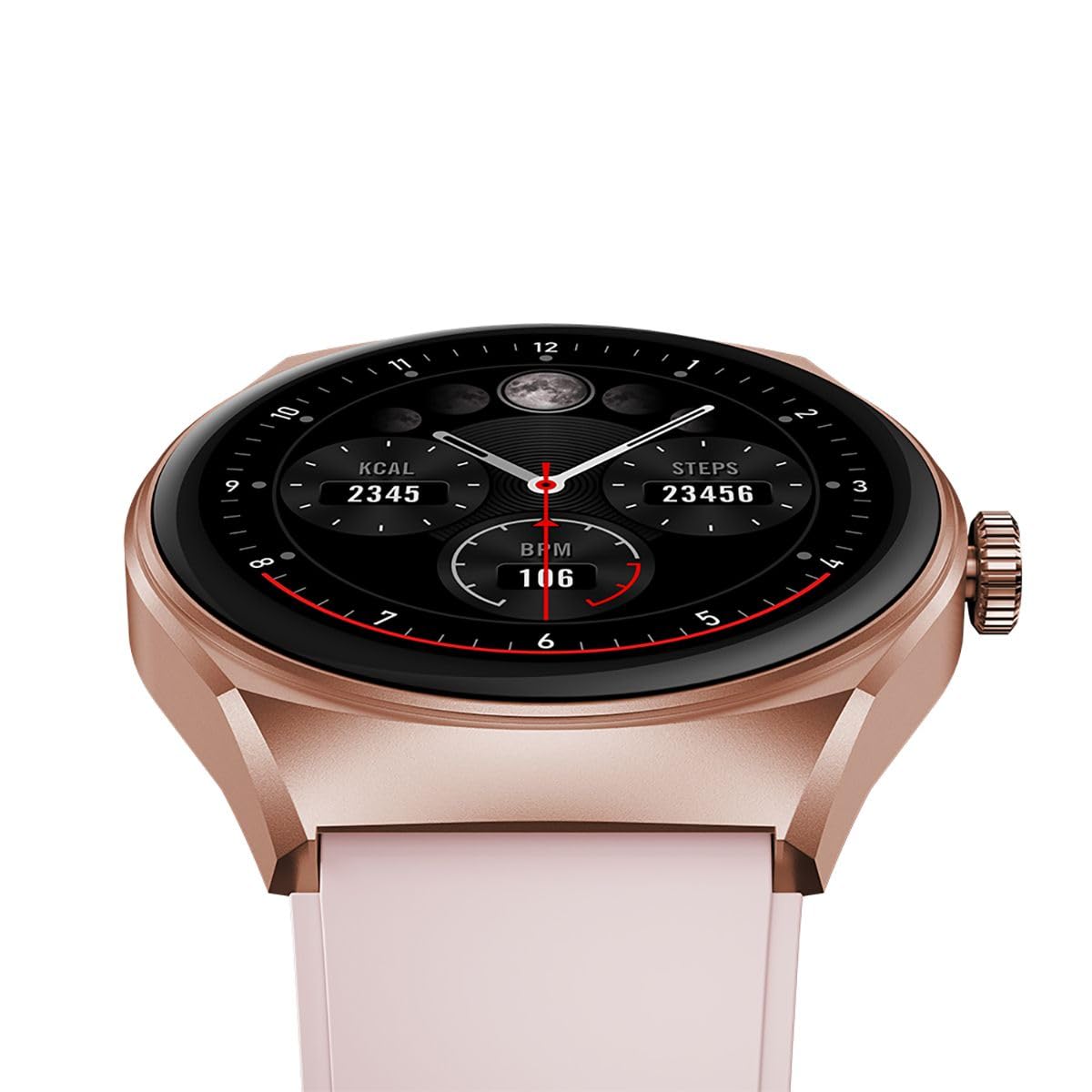 Smartwatch STF Kronos Trek Rosa Resistente al Agua