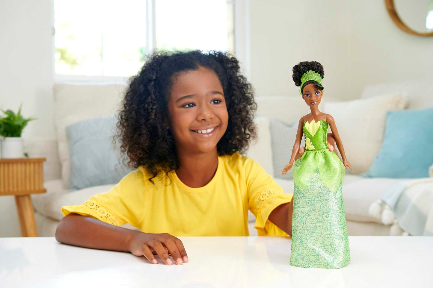 Muñeca Princesa Tiana Mattel Disney Princess Verde Película Tiana y el Sapo