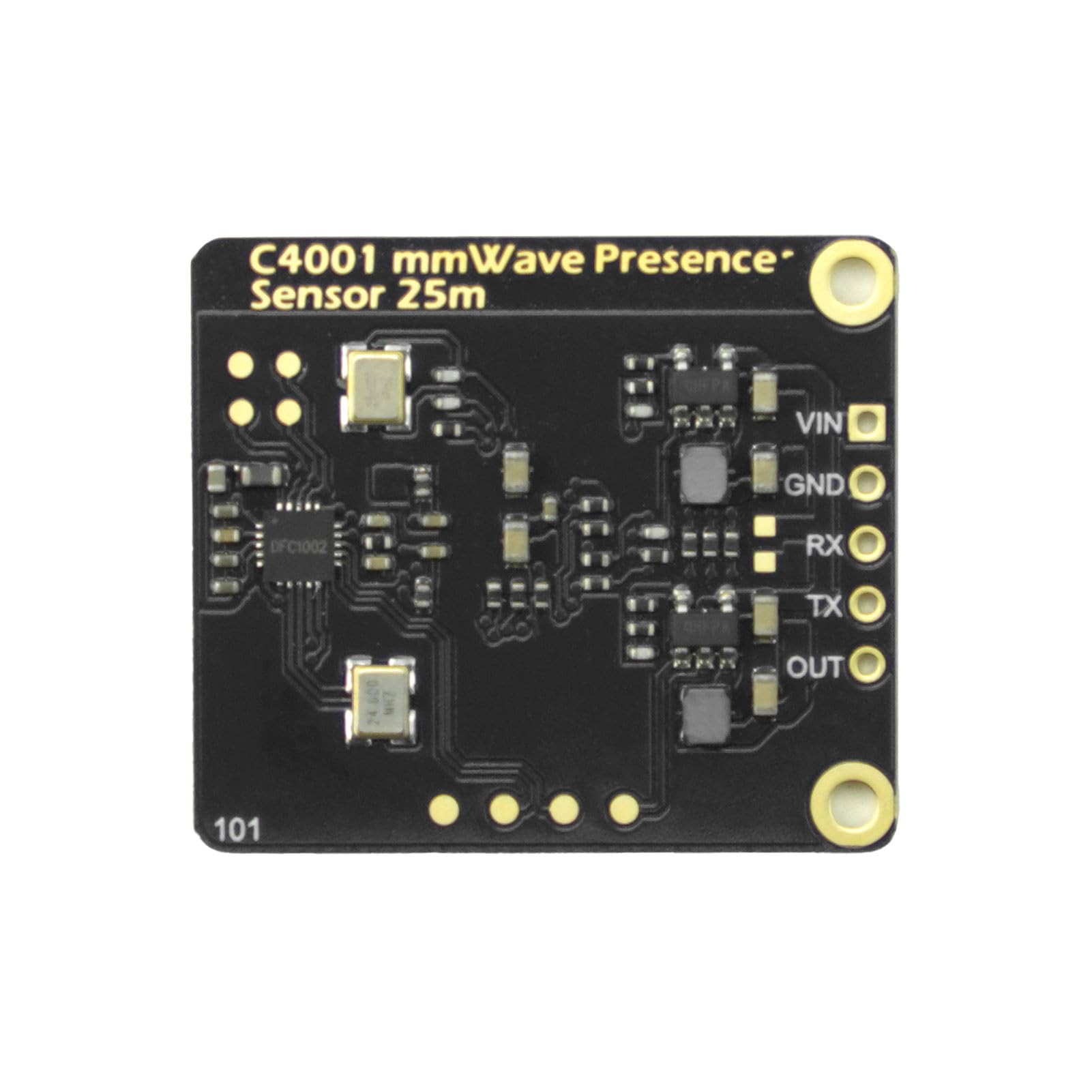 DFROBOT mmWave C4001 Sensor de detección de presencia humana de 24 GHz (25 metros, UART)