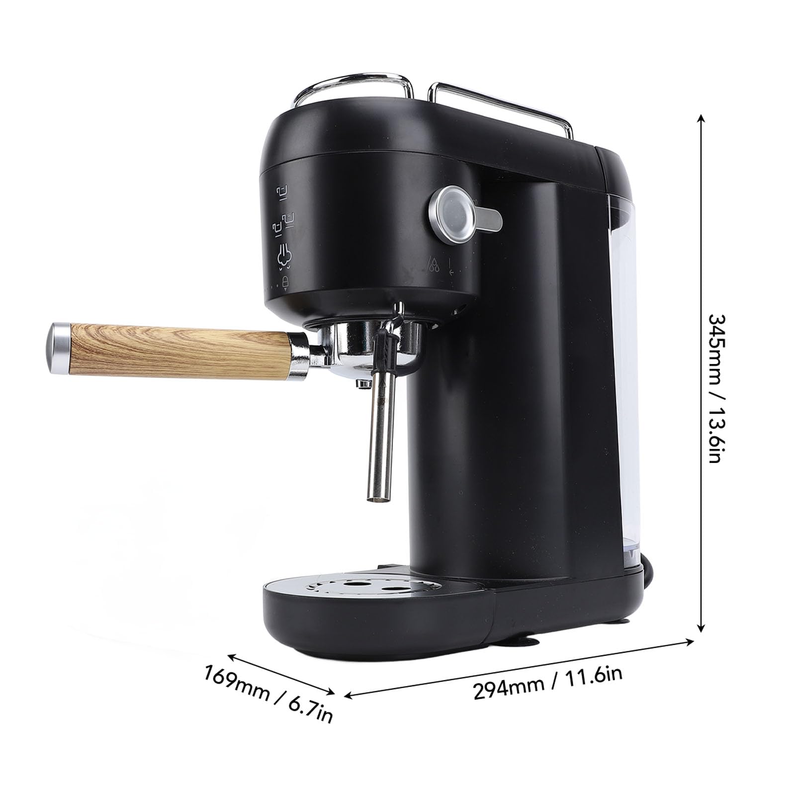 Cafetera Espresso de 20 Bares, Cafetera Monodosis con Prensador de Portafiltros, Cafetera Espresso Eléctrica | Cafetera Espresso Compacta | Cafetera Espresso para Capuchino (#1)